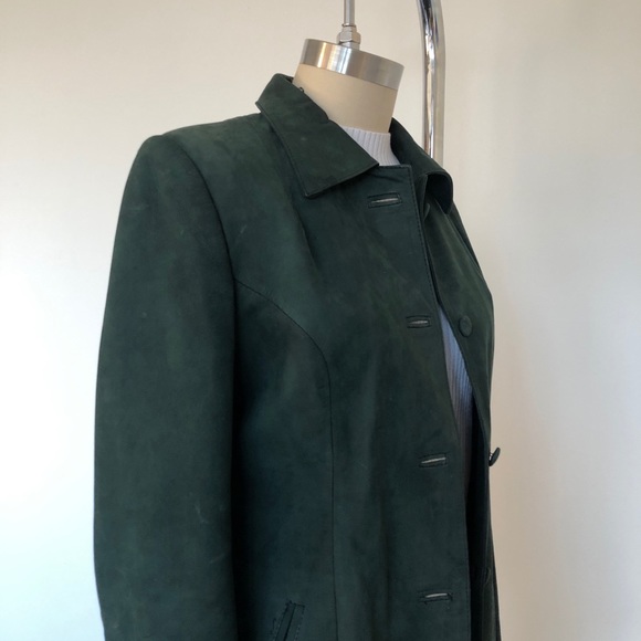 Vintage green leather jacket from Ecuador - Picture 5 of 14